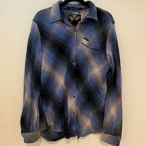 🏍️💙 Harley Davidson Blue Flannel 💙🏍️